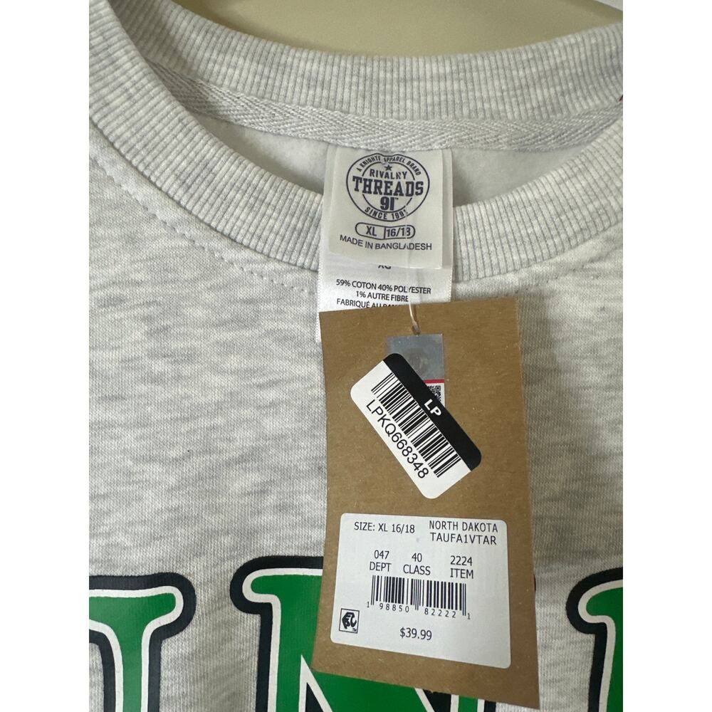 University of North Dakota (UND) Fighting Hawks athletic Sweatshirt XL 7 - Picture 2 of 3